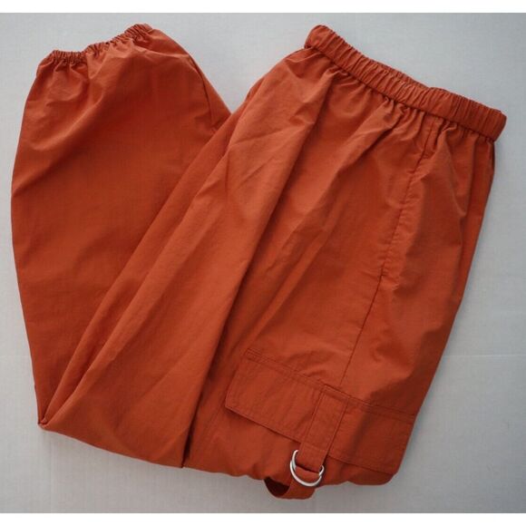 Urban Outfitters OB155556 Women's Sz S Burnt Orange Parachute Jogger Cargo Pants - Picture 9 of 10
